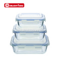 10PCS Borosilicate Kitchen Storage Glass Food Container